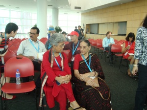 With Leila Seth before my session at AFCC 2014